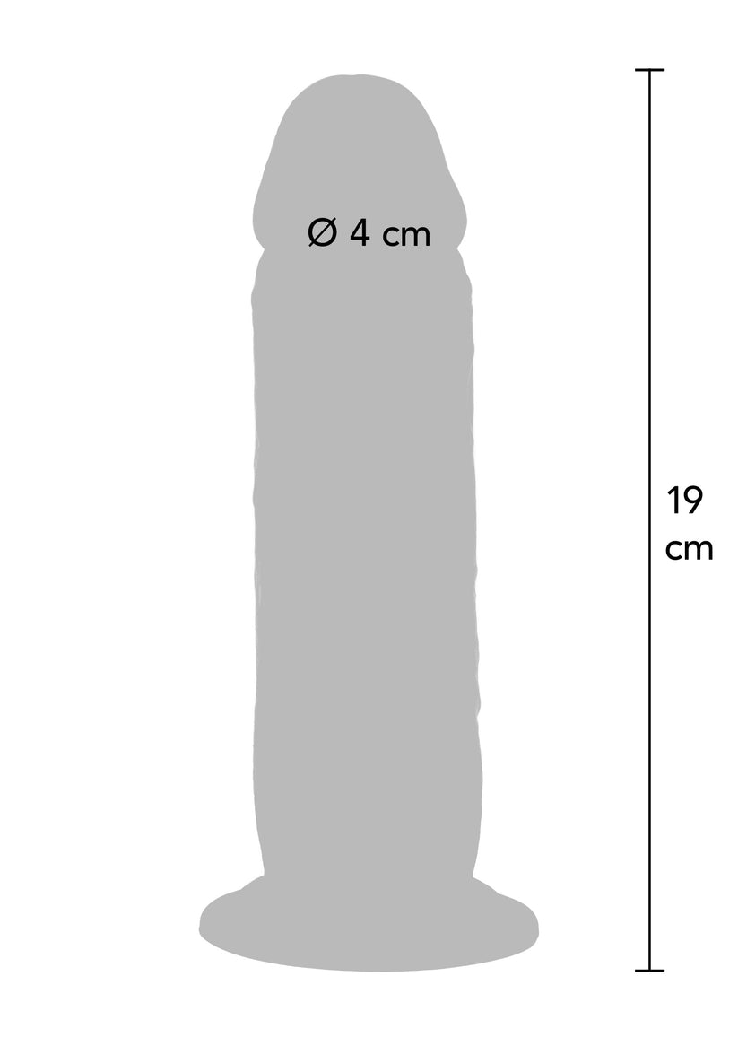 Foreskin Dong 19cm Vibrating Dildo | Bewegliche Vorhaut | RaiX
