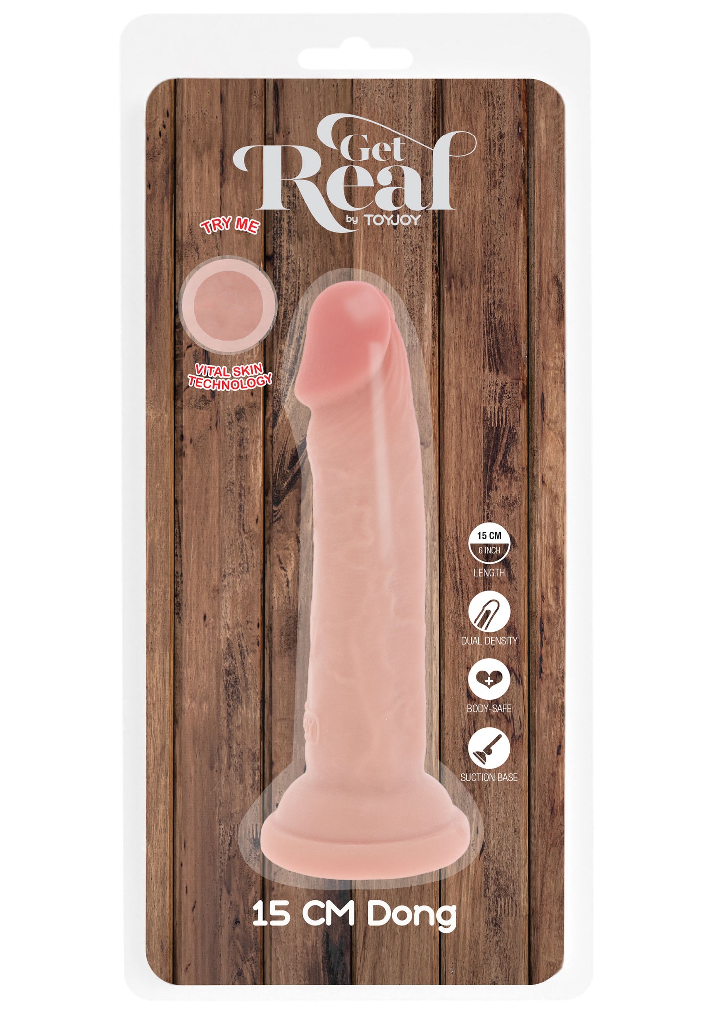 Deluxe Dual Density Dong TPE 15 cm