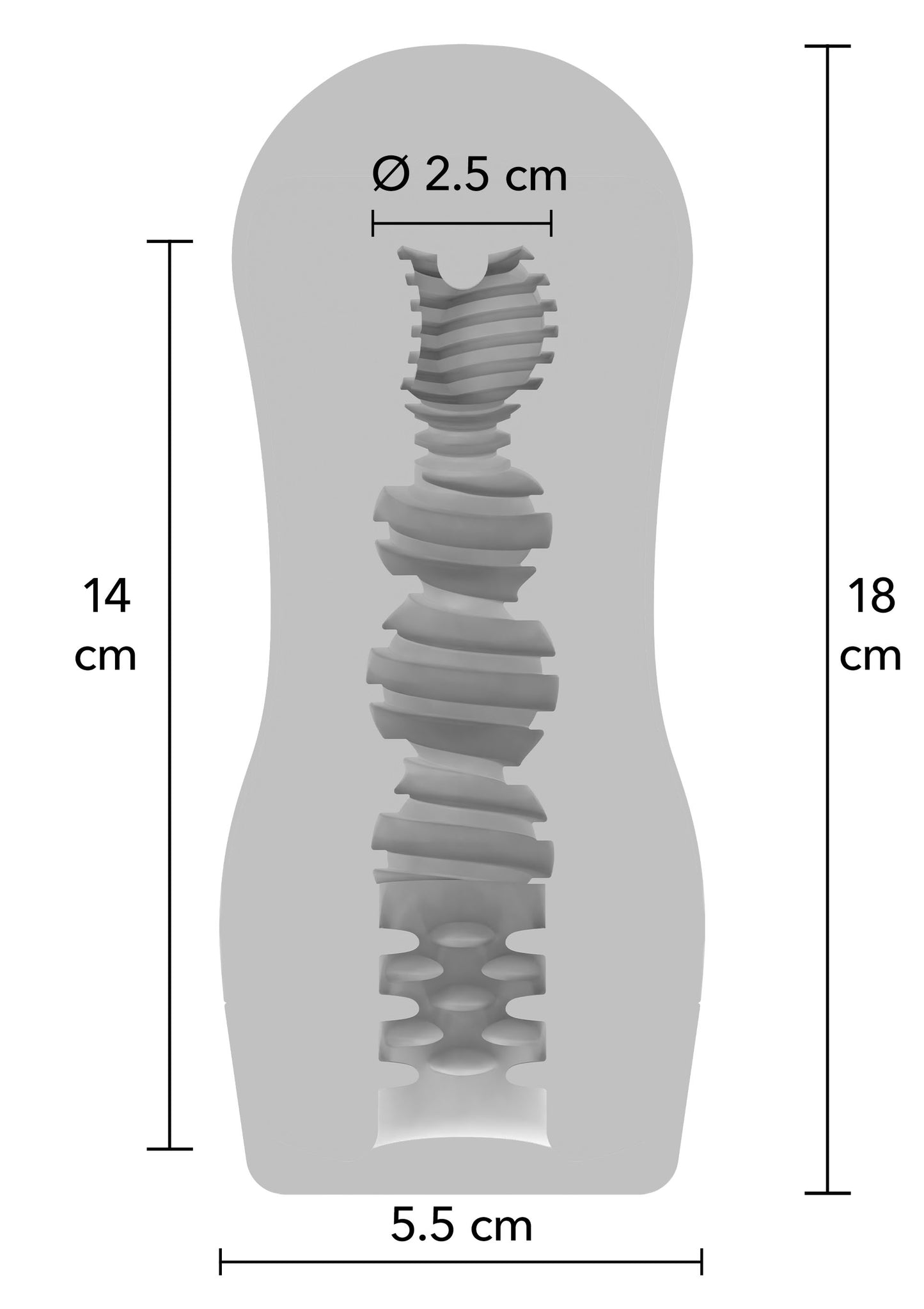 Clear Grip Vacuum Stroker
