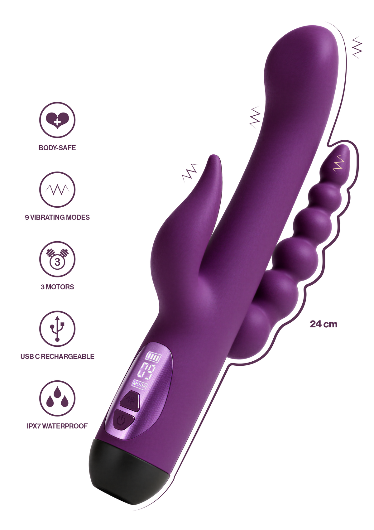 Triple Aura G-Spot Vibrator