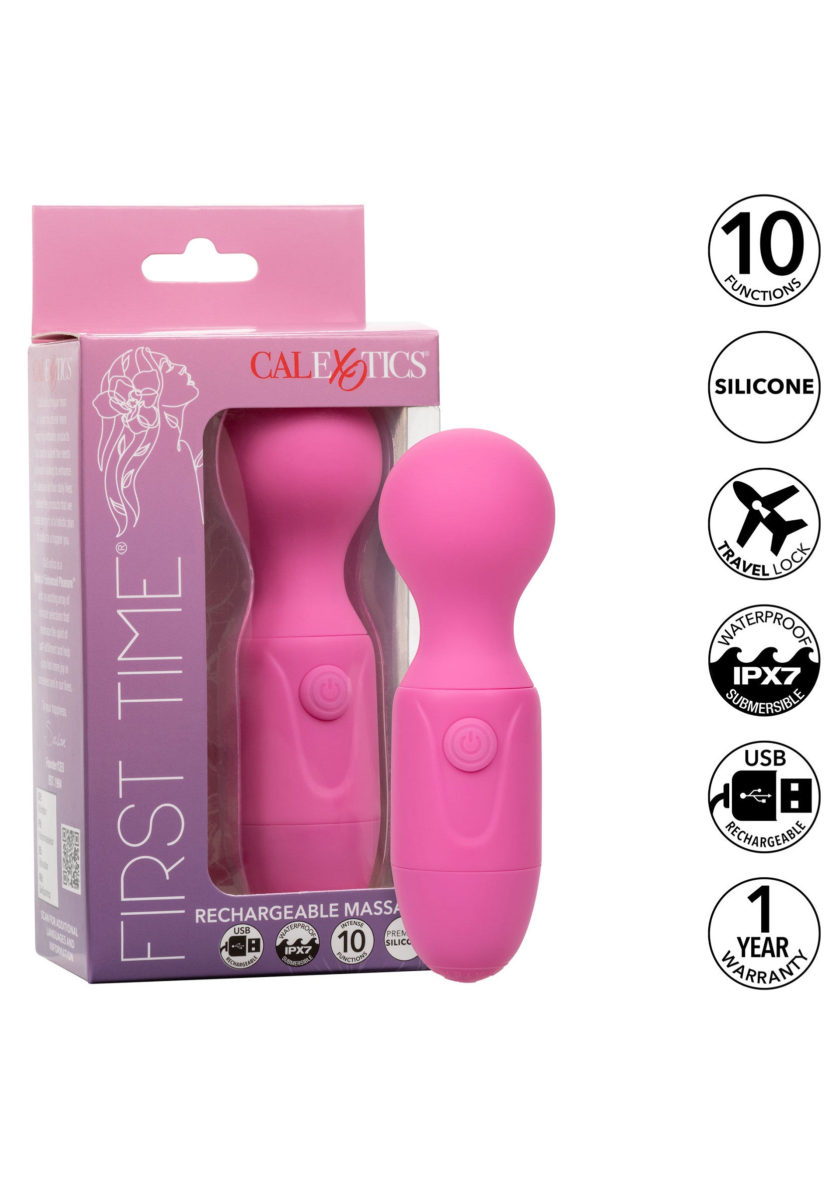 11900 calexotics first time rechargeable massager