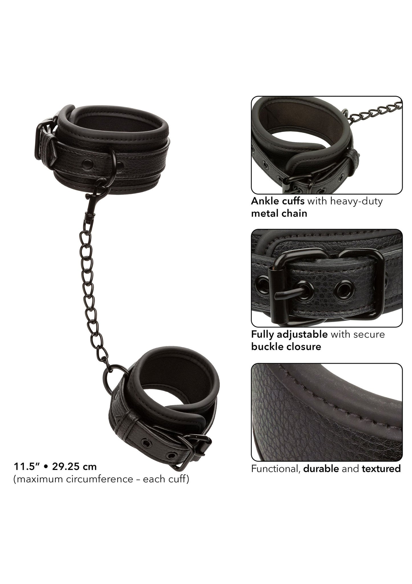 11934 calexotics nocturnal nocturnal ankle cuffs