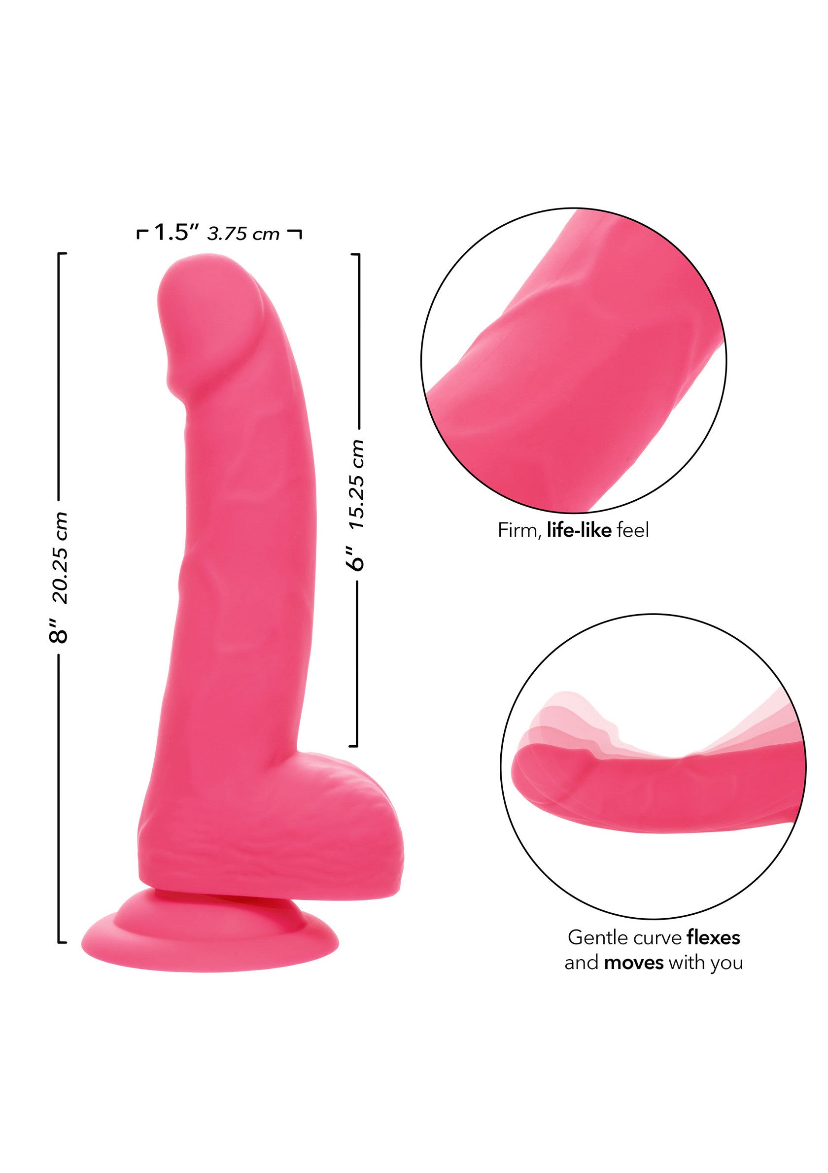 11983 calexotics stud neon silicone studs 6 inch