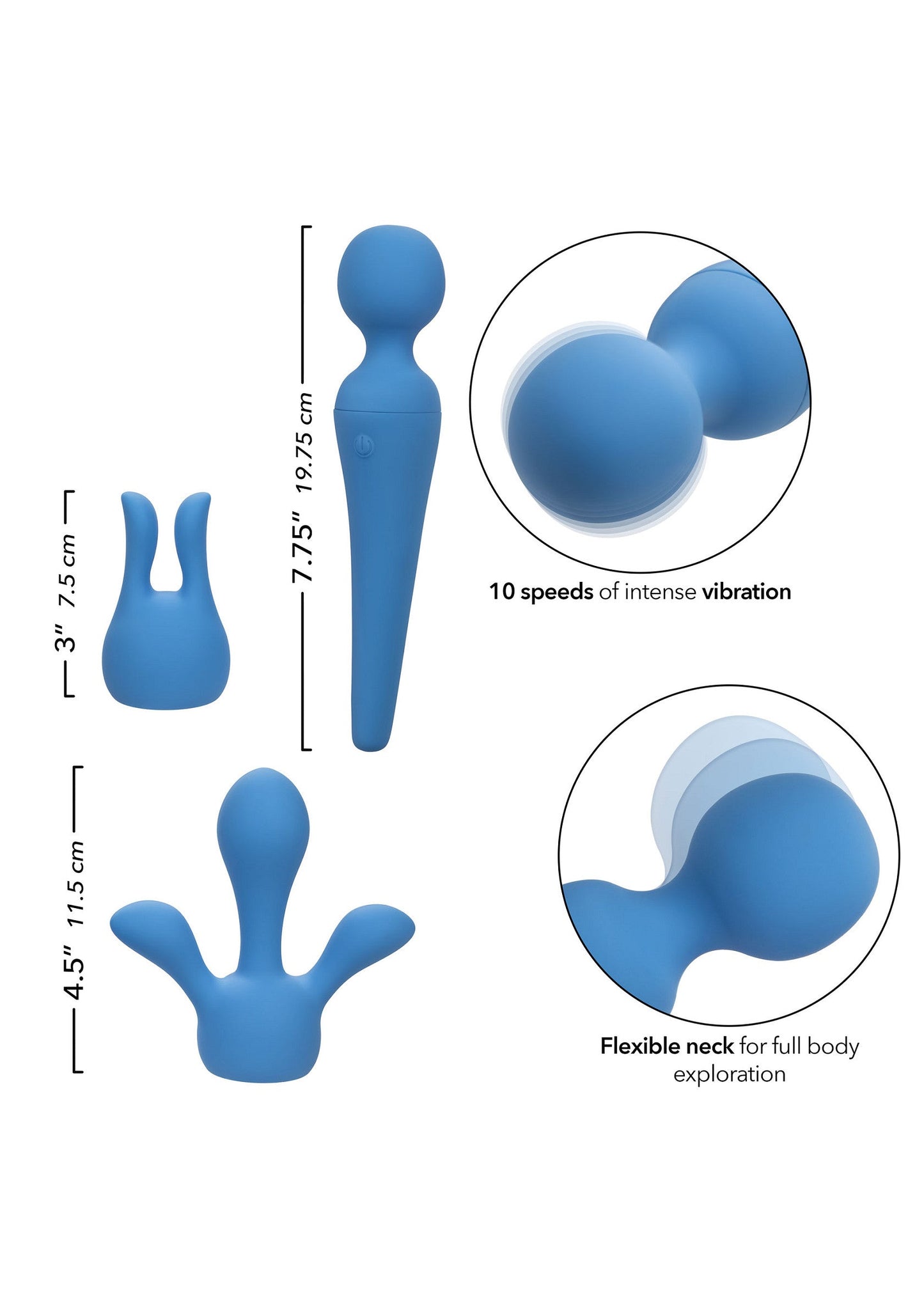 12039 calexotics couture collection couture body wand kit