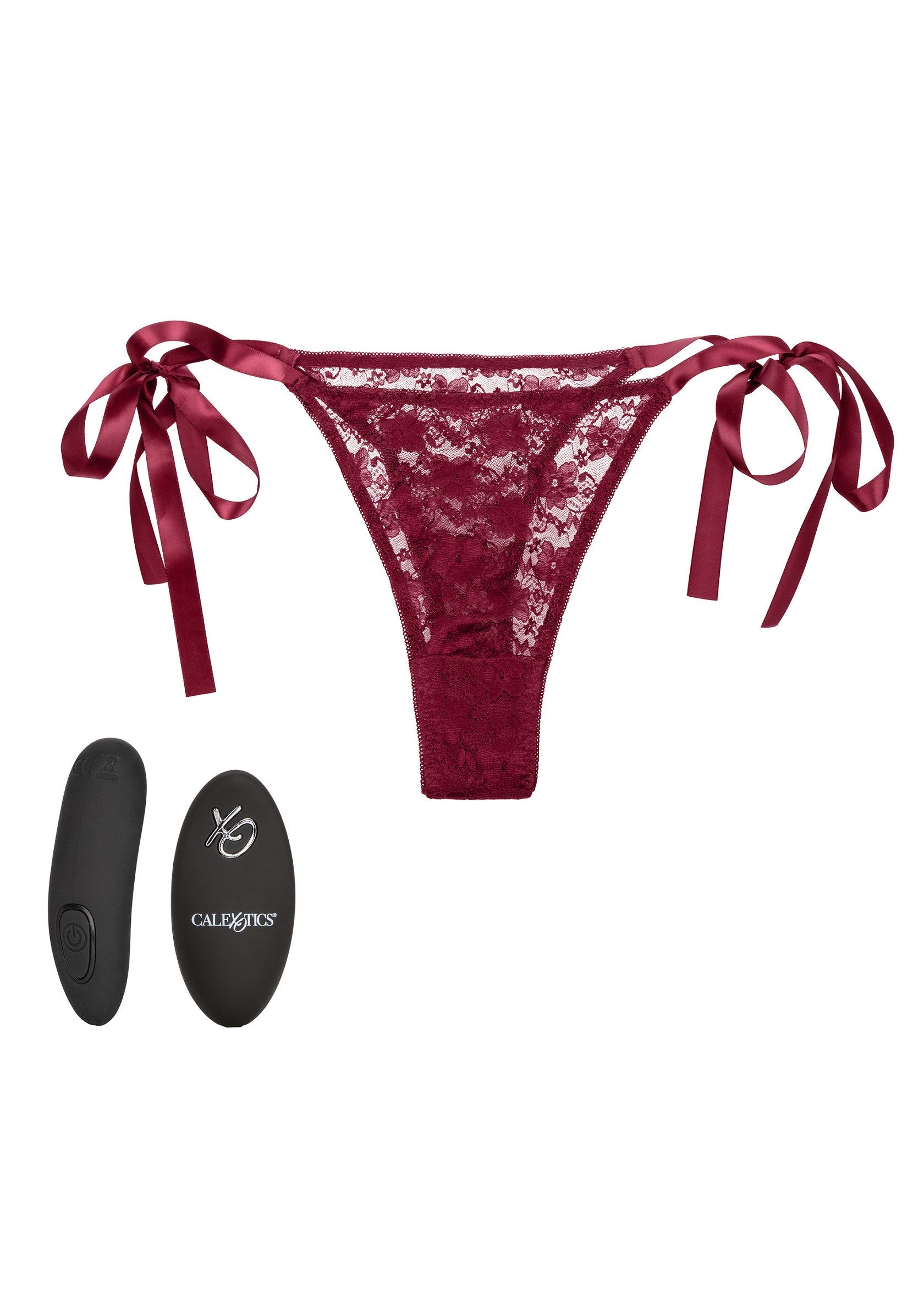 12051 calexotics remote controlled vibes remote control lace thong set
