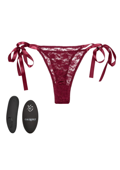12051 calexotics remote controlled vibes remote control lace thong set
