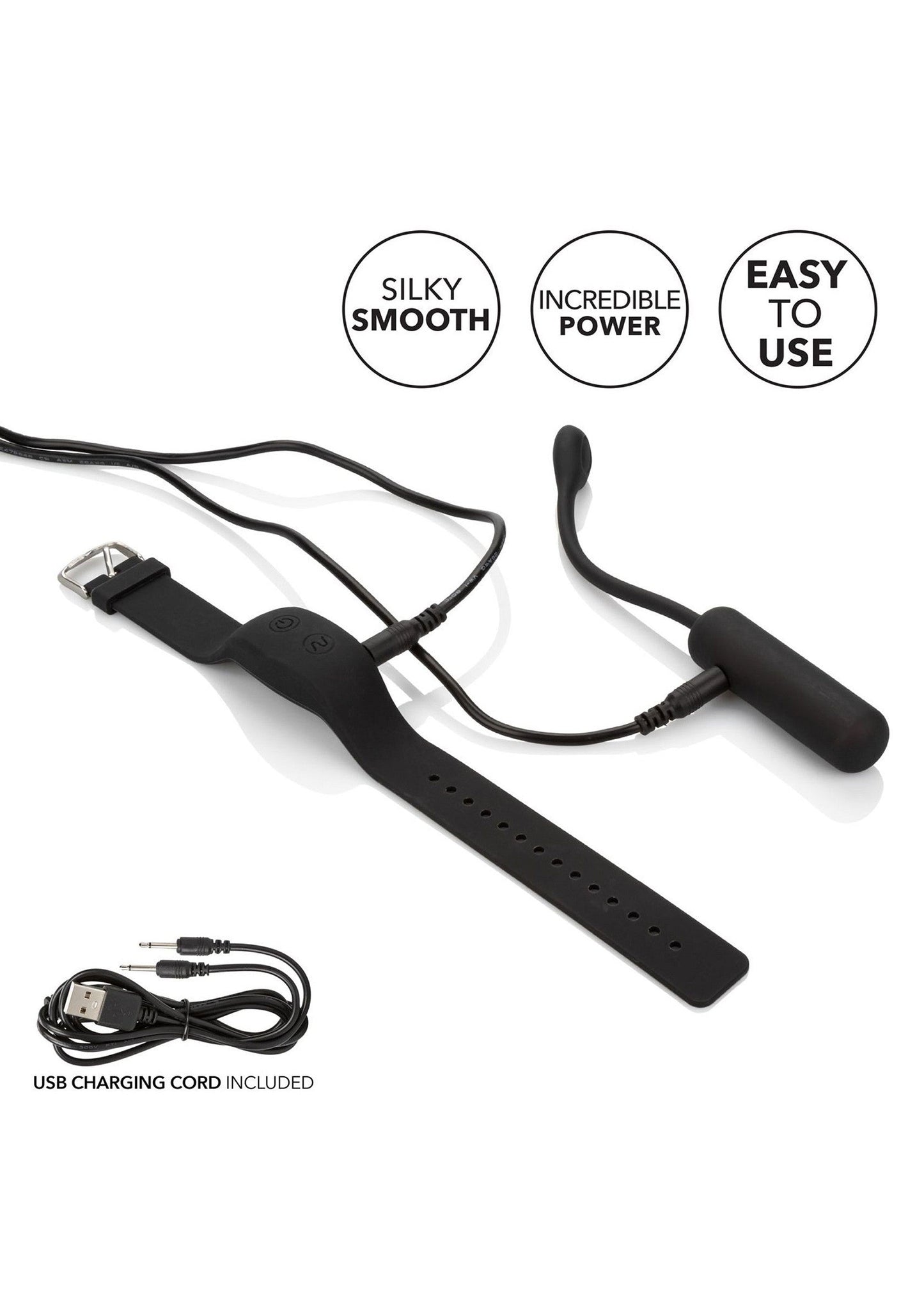 12057 calexotics remote controlled vibes wristband remote petite bullet