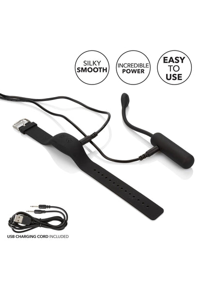 12057 calexotics remote controlled vibes wristband remote petite bullet