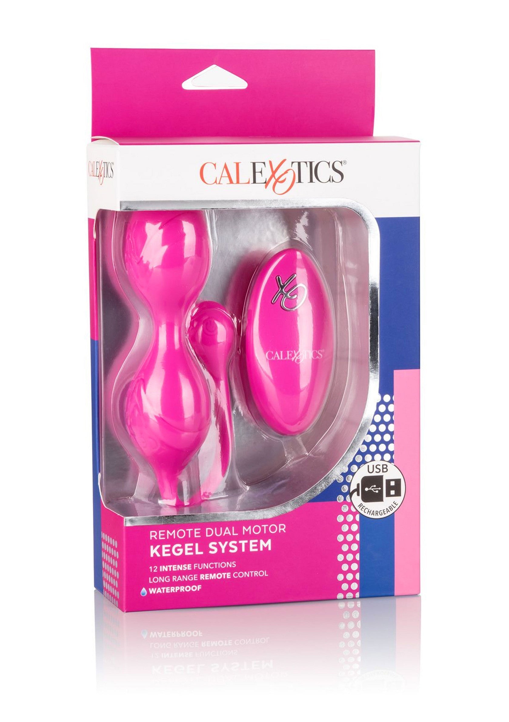 12058 calexotics remote controlled vibes remote dual motor kegel system
