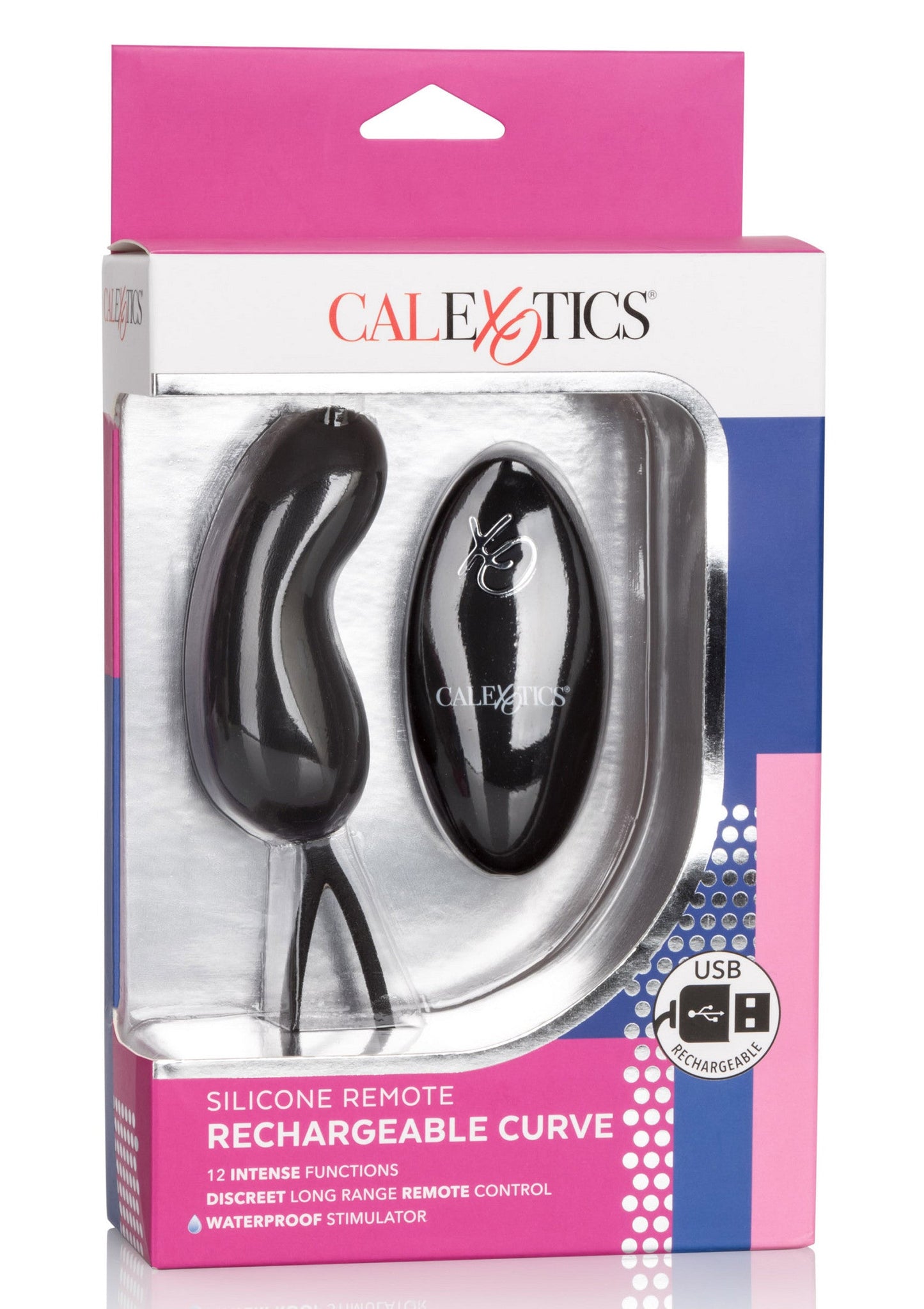 12063 calexotics remote controlled vibes remote rechargeable curve
