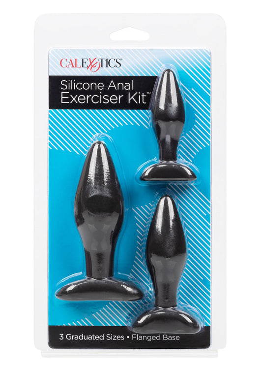 12107 calexotics anal silicone anal exerciser kit