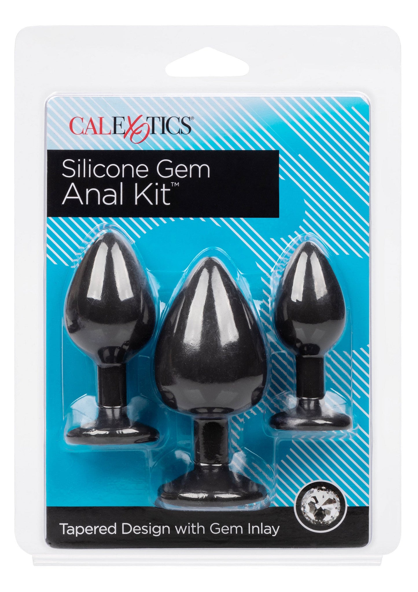 12108 calexotics anal silicone gem anal kit