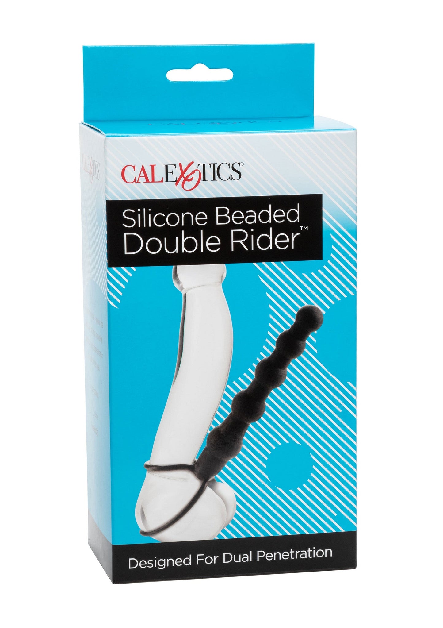 12120 calexotics anal silicone beaded double rider