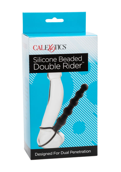 12120 calexotics anal silicone beaded double rider