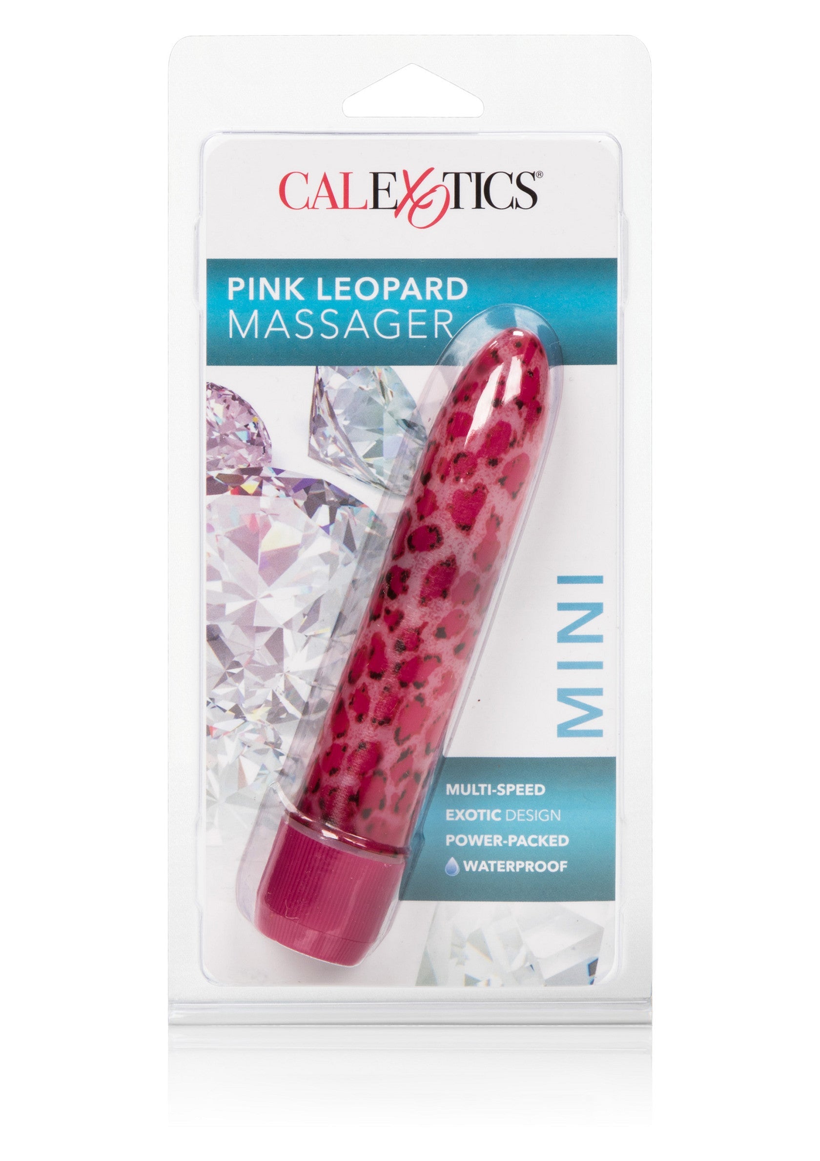12232 calexotics hard vibes leopard massager mini
