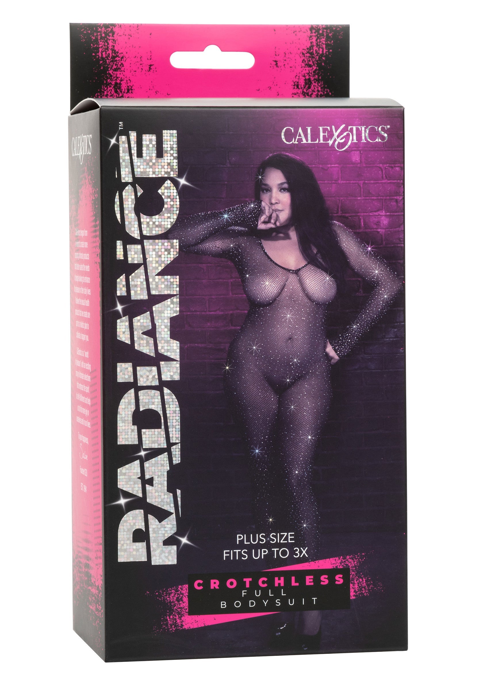 12272 calexotics radiance crotchless bodystocking plus
