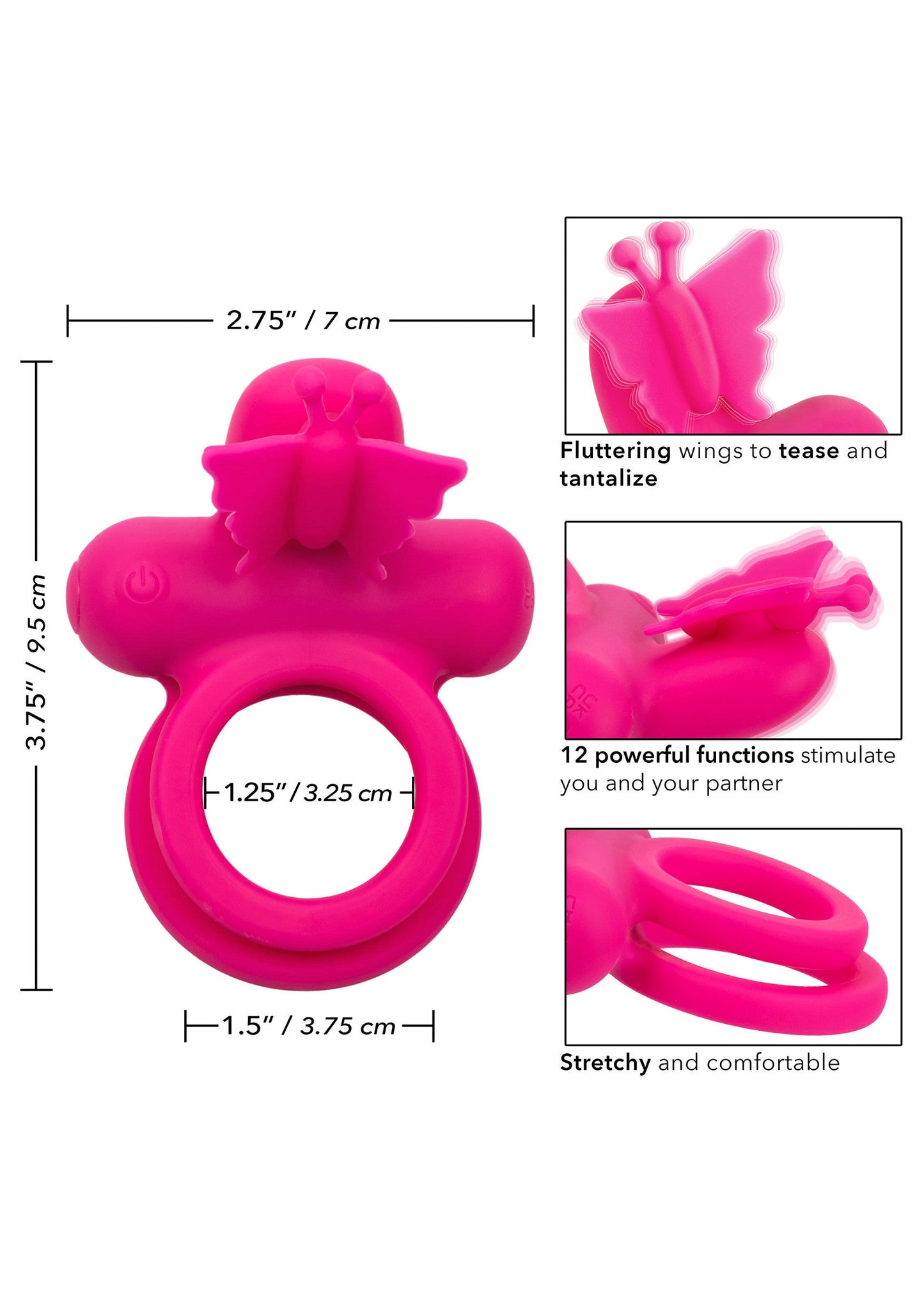 12302 calexotics couples enhancers butterfly dual ring