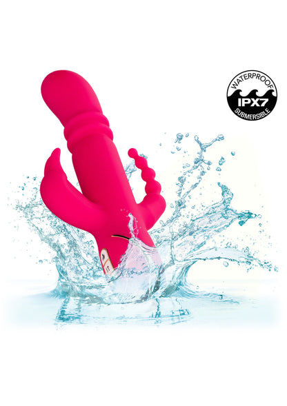 12432 calexotics jack rabbits signature heated silicone triple rabbit