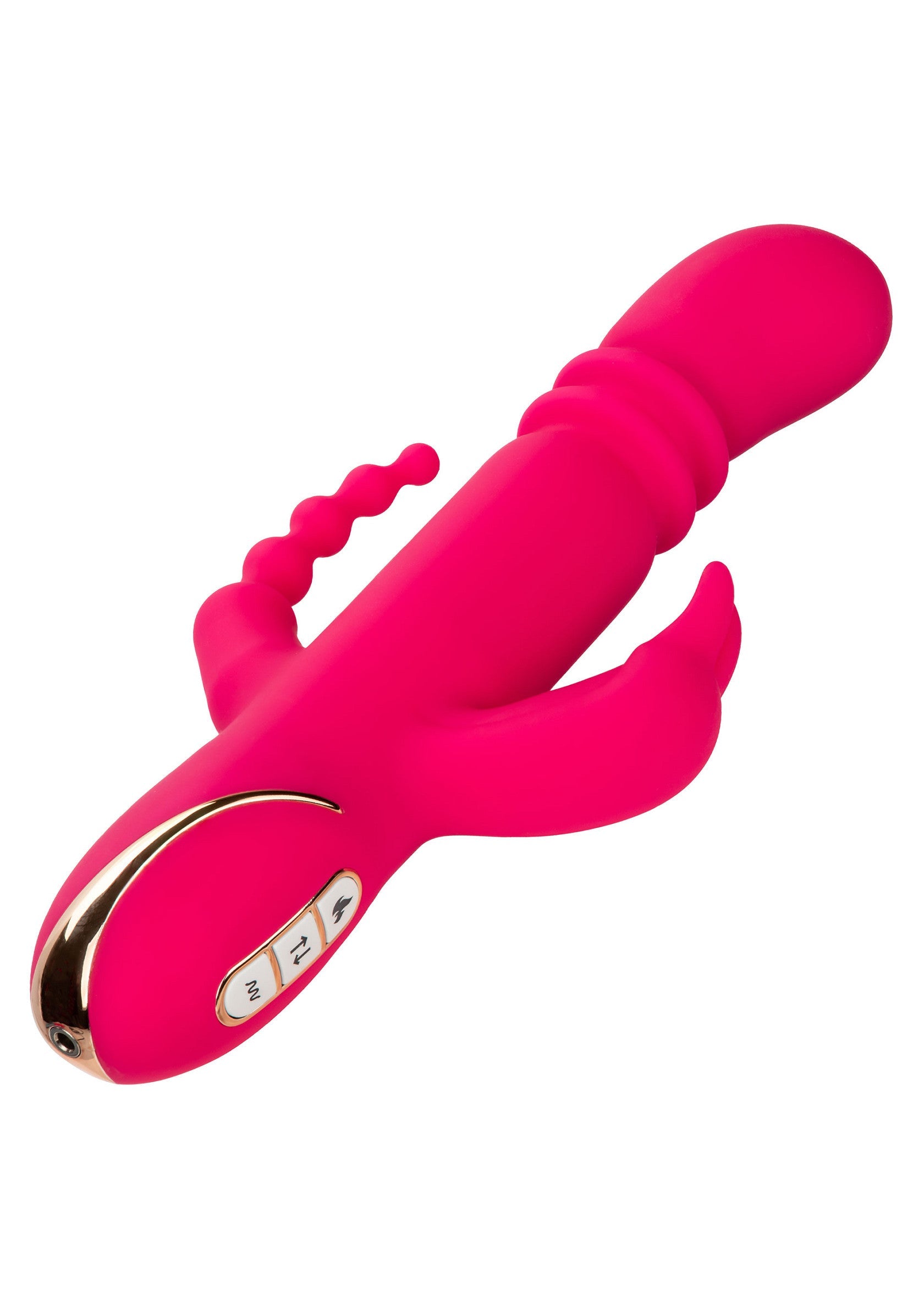 12432 calexotics jack rabbits signature heated silicone triple rabbit
