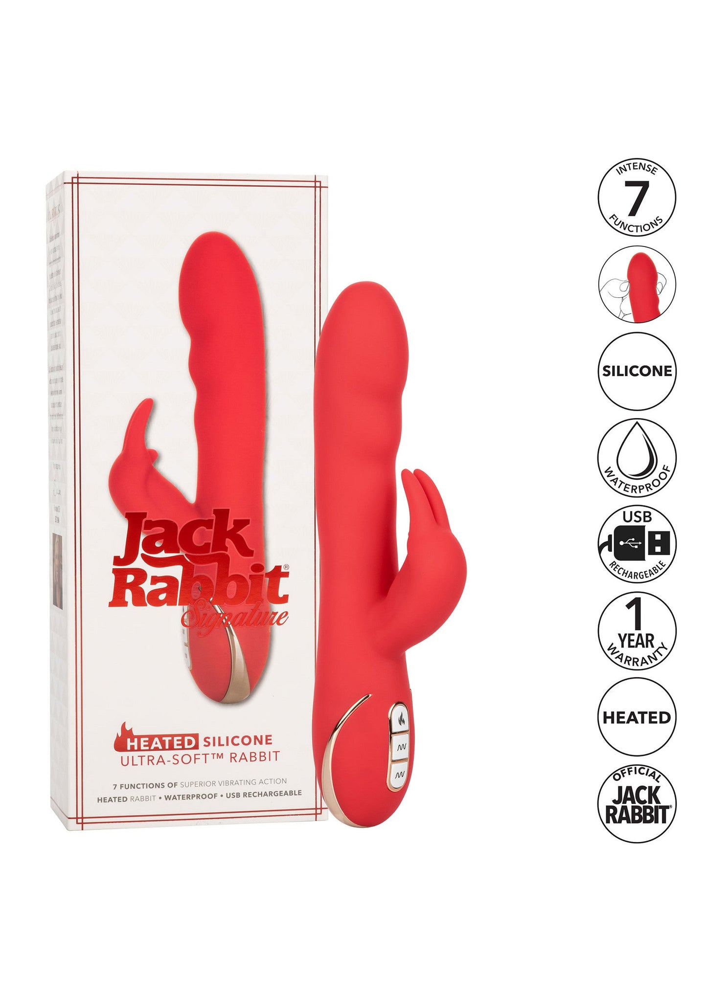 12434 calexotics jack rabbits signature heated ultra soft rabbit