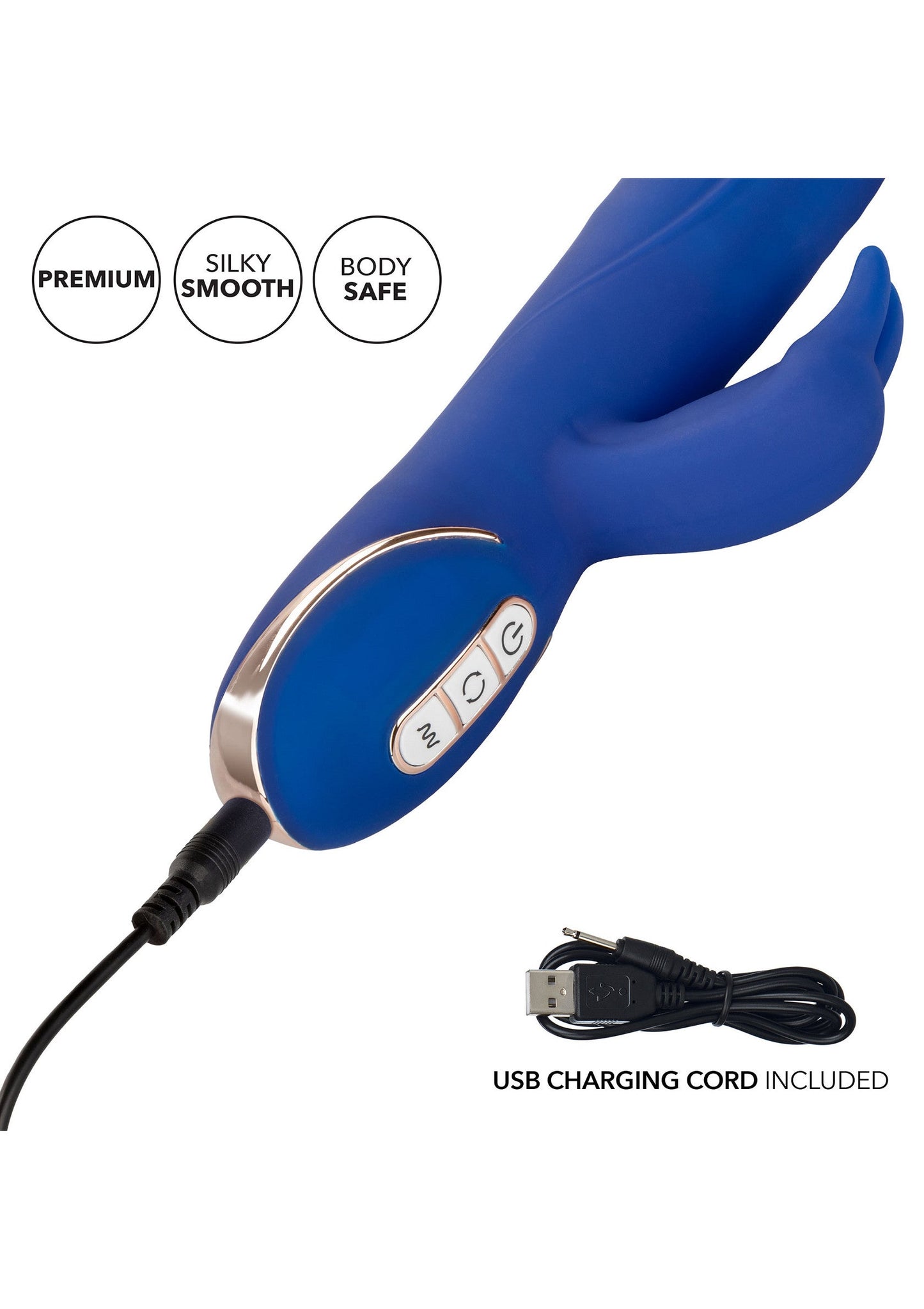 12438 calexotics jack rabbits signature silicone rotating rabbit