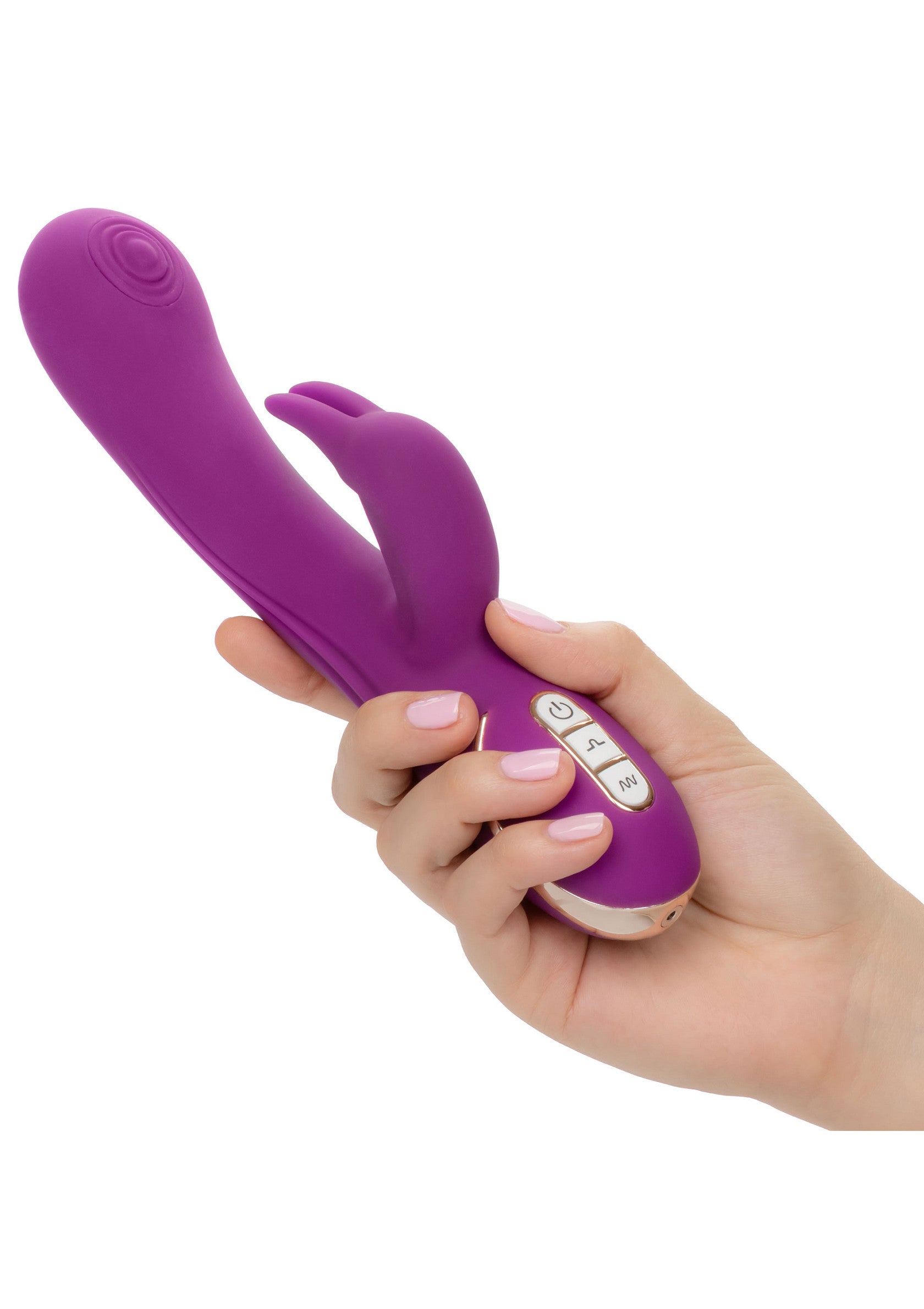 12439 calexotics jack rabbits signature silicone thumping rabbit