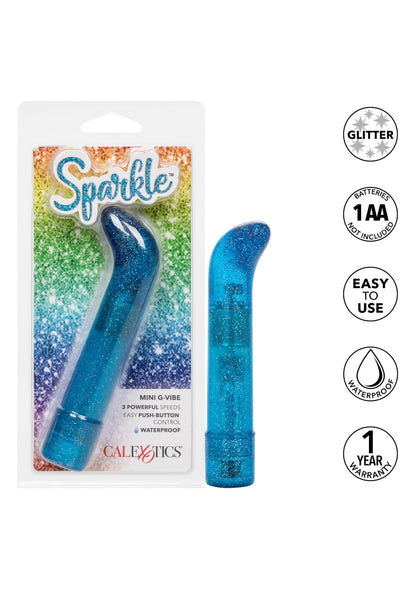 12516 calexotics personality vibes sparkle mini g vibrator