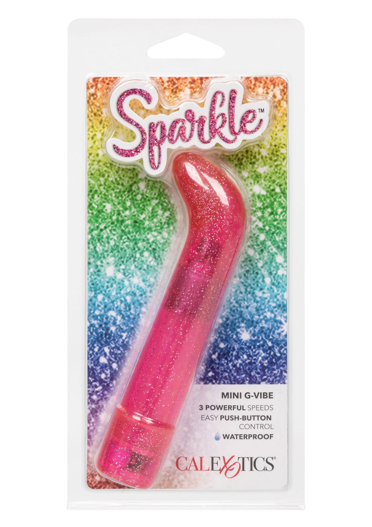 12516 calexotics personality vibes sparkle mini g vibrator