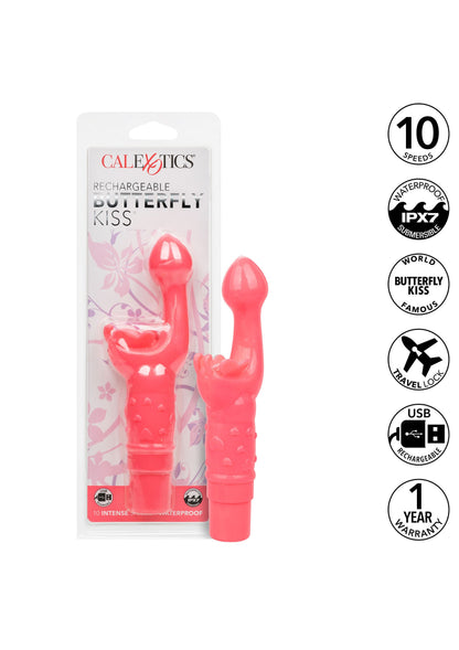 12529 calexotics kiss vibes rechargeable butterfly kiss
