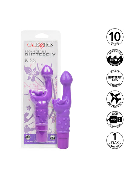12529 calexotics kiss vibes rechargeable butterfly kiss