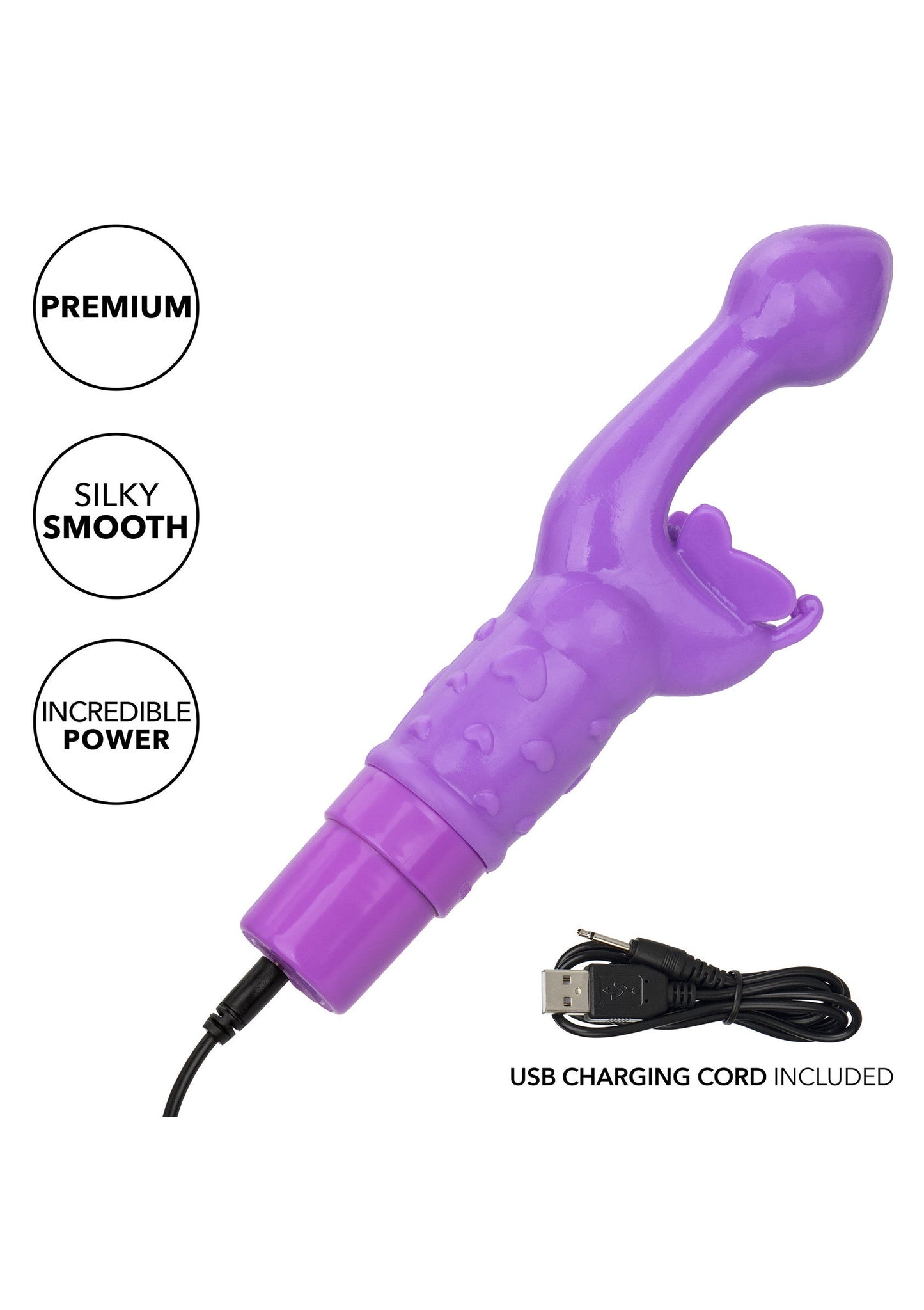 12529 calexotics kiss vibes rechargeable butterfly kiss
