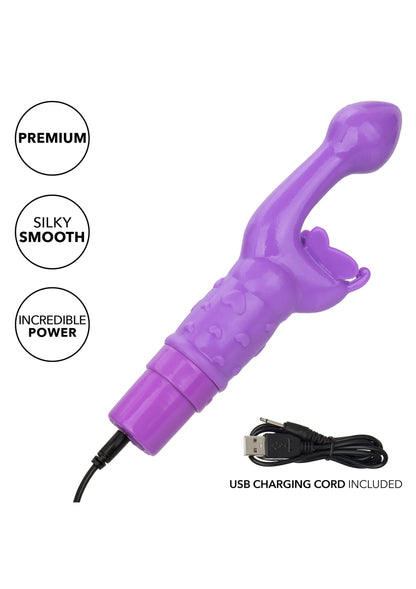 12529 calexotics kiss vibes rechargeable butterfly kiss