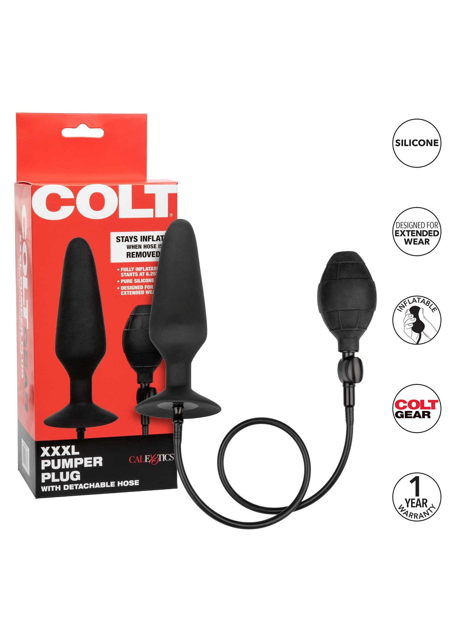 12612 calexotics colt gear colt pumper plug xxxl