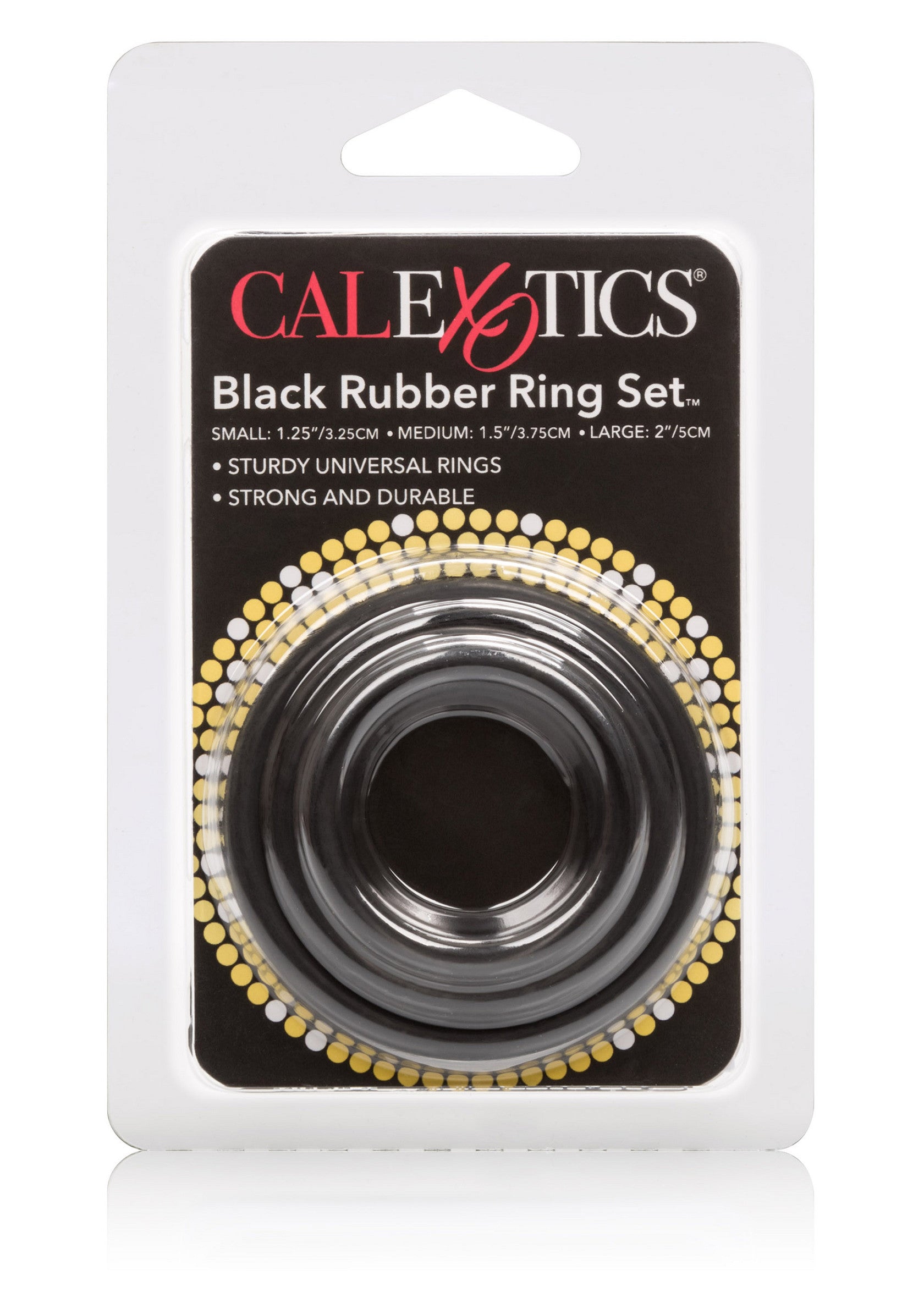 12705 calexotics rings rubber ring 3 piece set