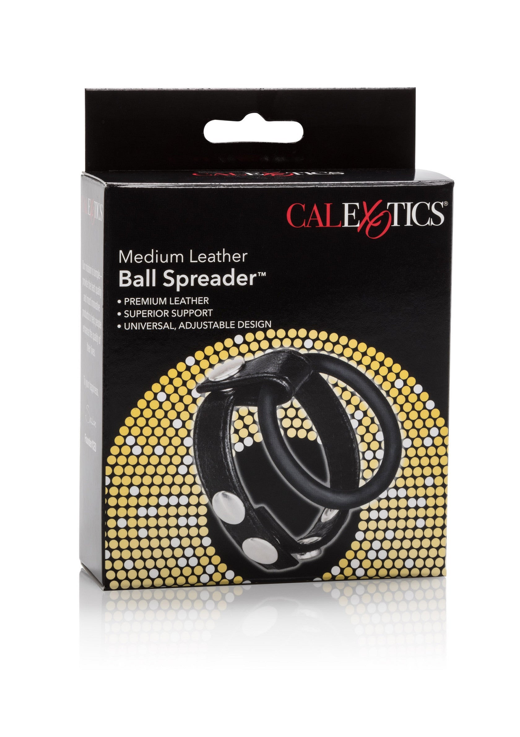 12713 calexotics rings medium leather ball spreader