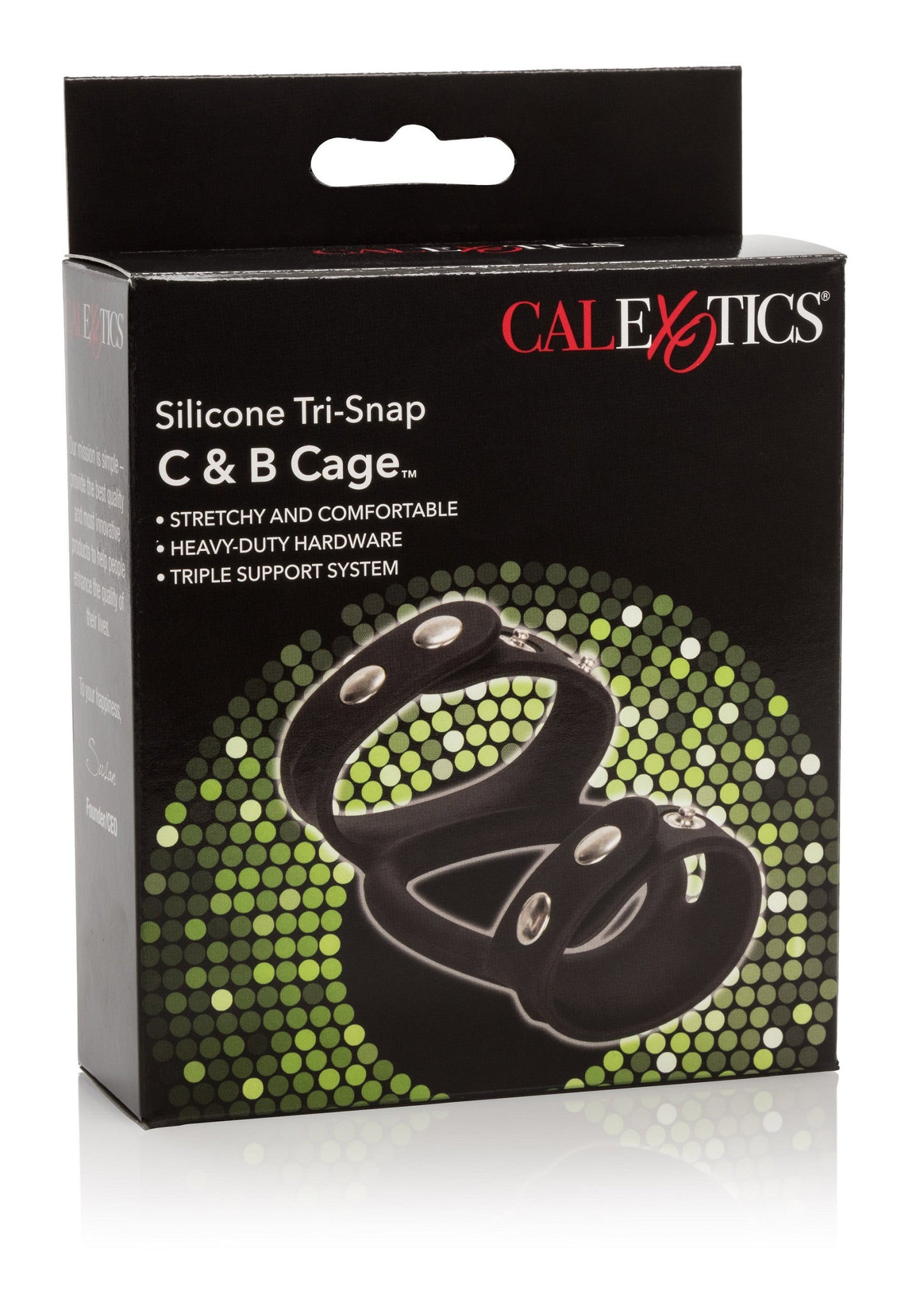 12719 calexotics rings silicone tri snap c b cage