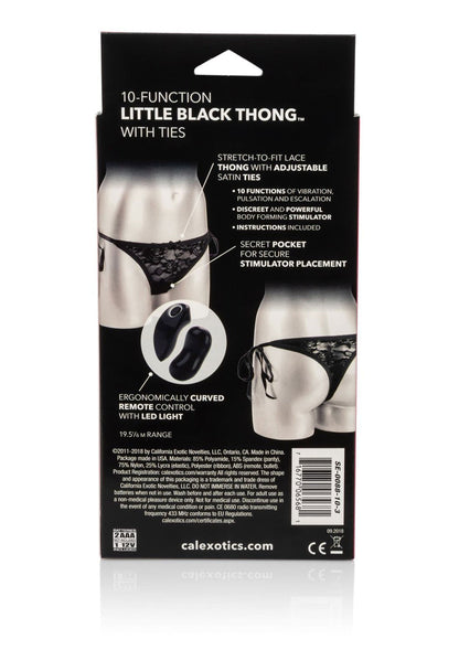 12784 calexotics panties 10 function thong with ties
