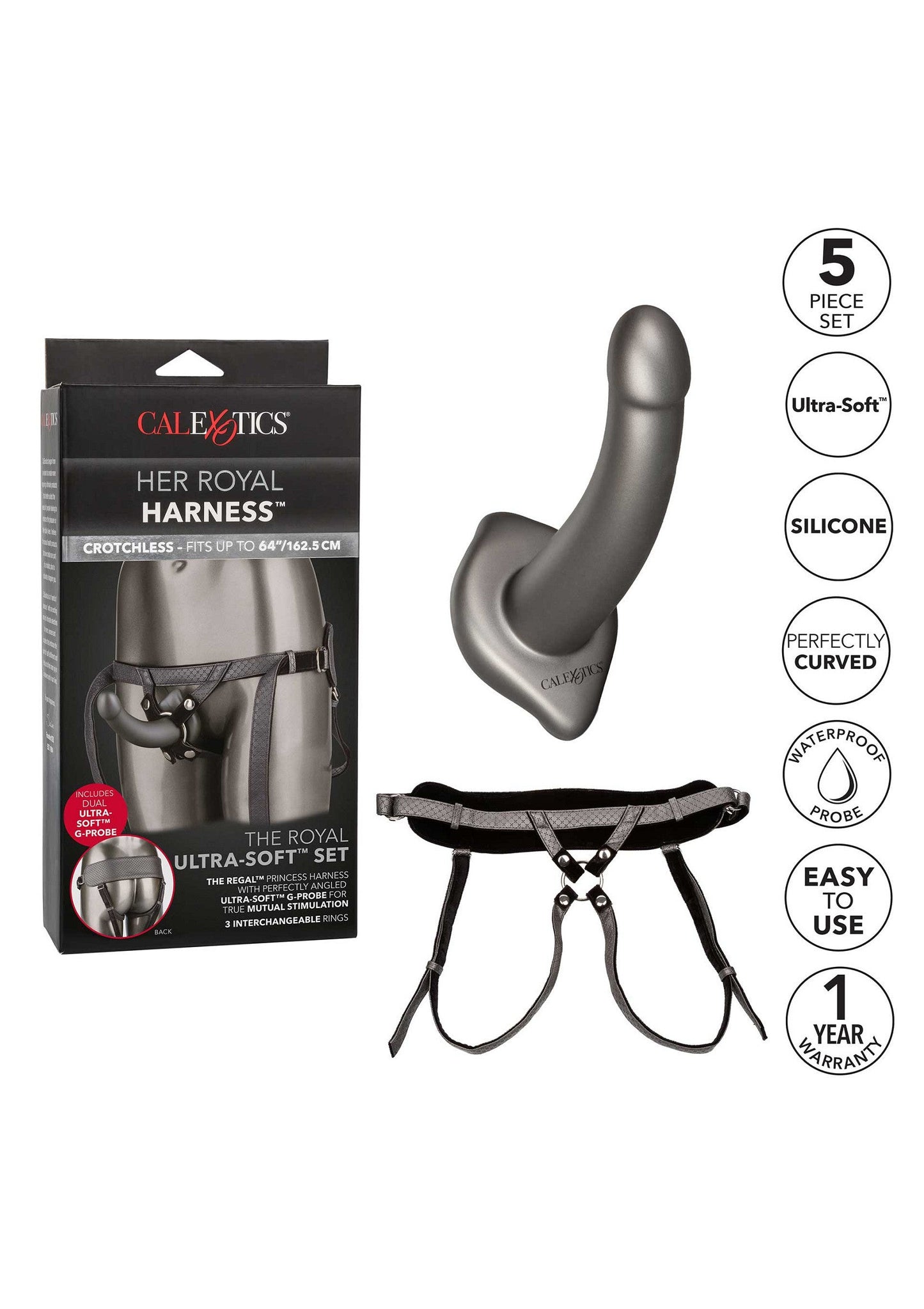 12865 calexotics her royal harness the royal ultra soft set