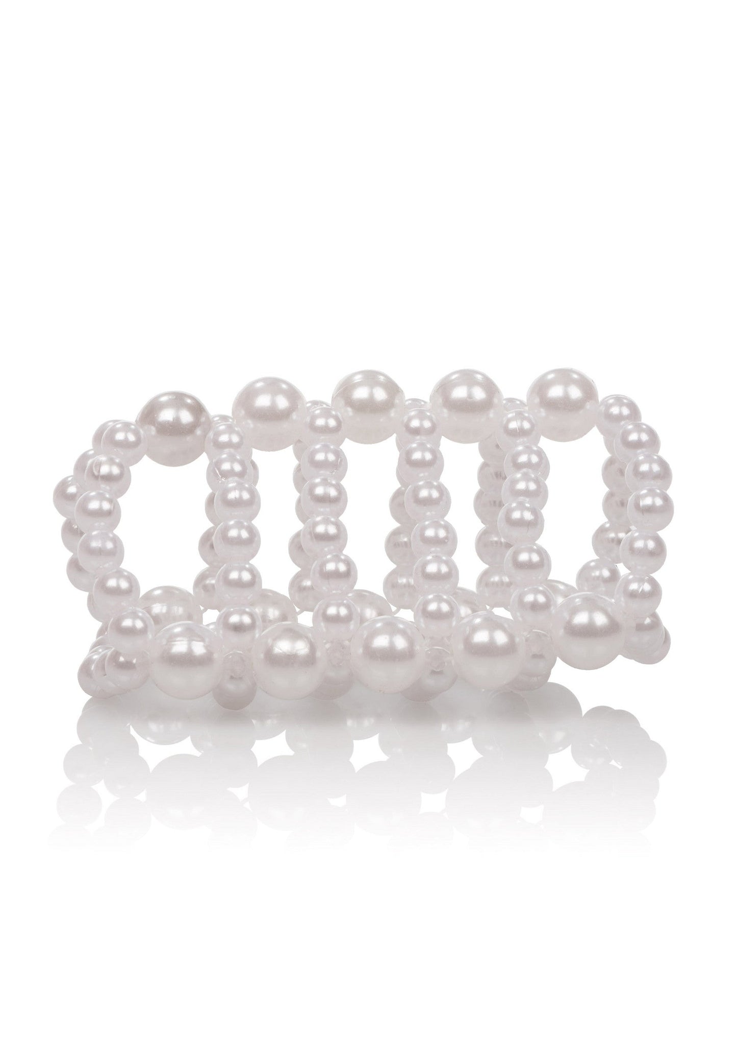 12871 calexotics basic essentials pearl stroker beads large