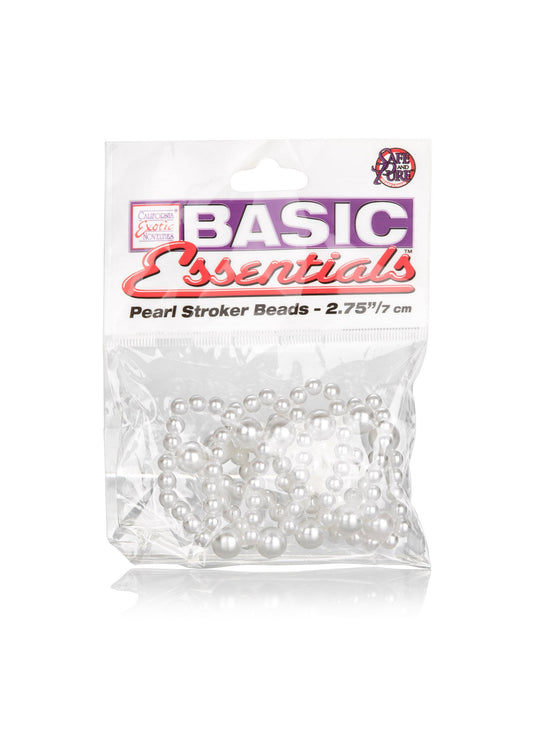 12871 calexotics basic essentials pearl stroker beads large