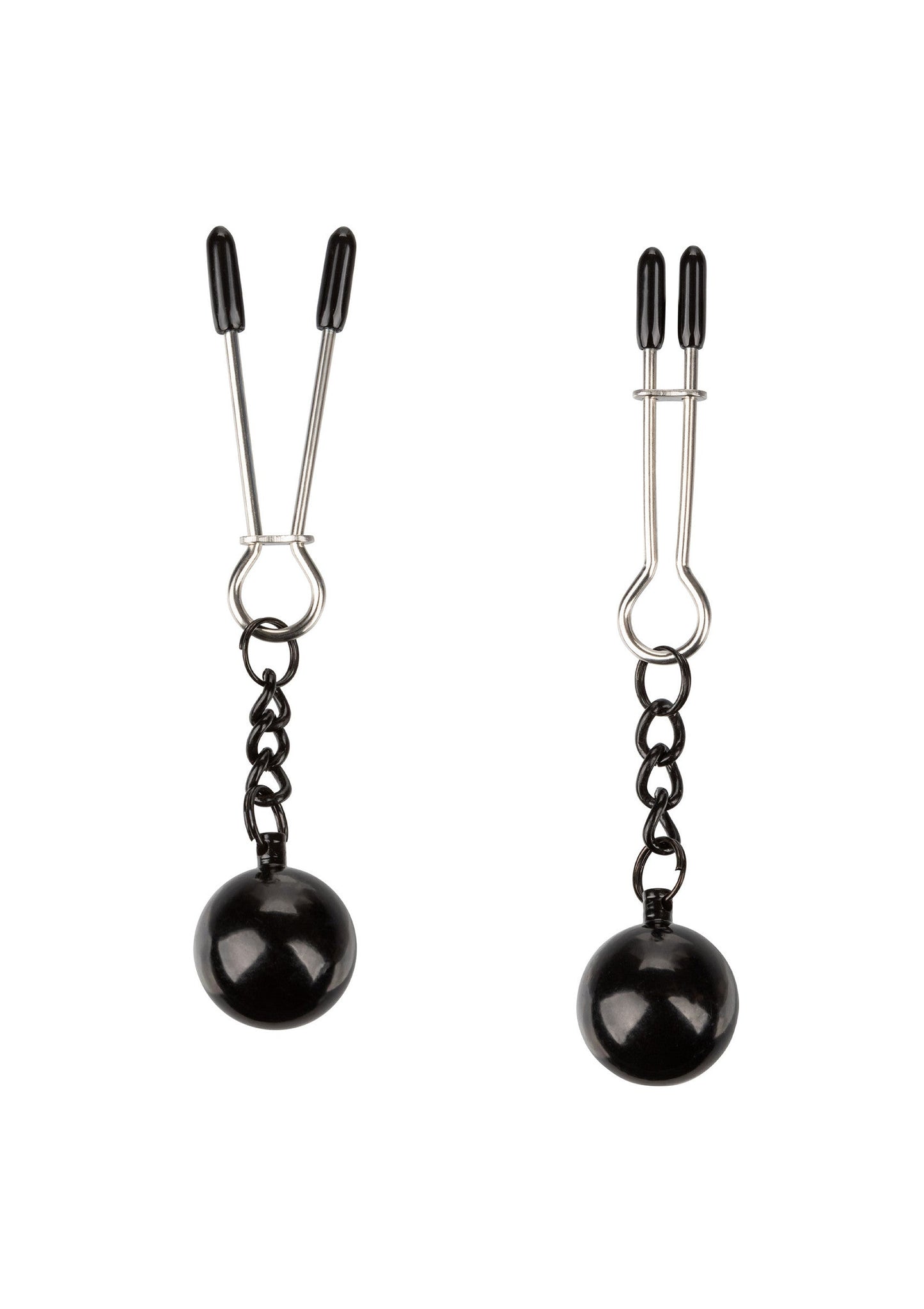 12917 calexotics nipple play weighted tweezer nipple clamps