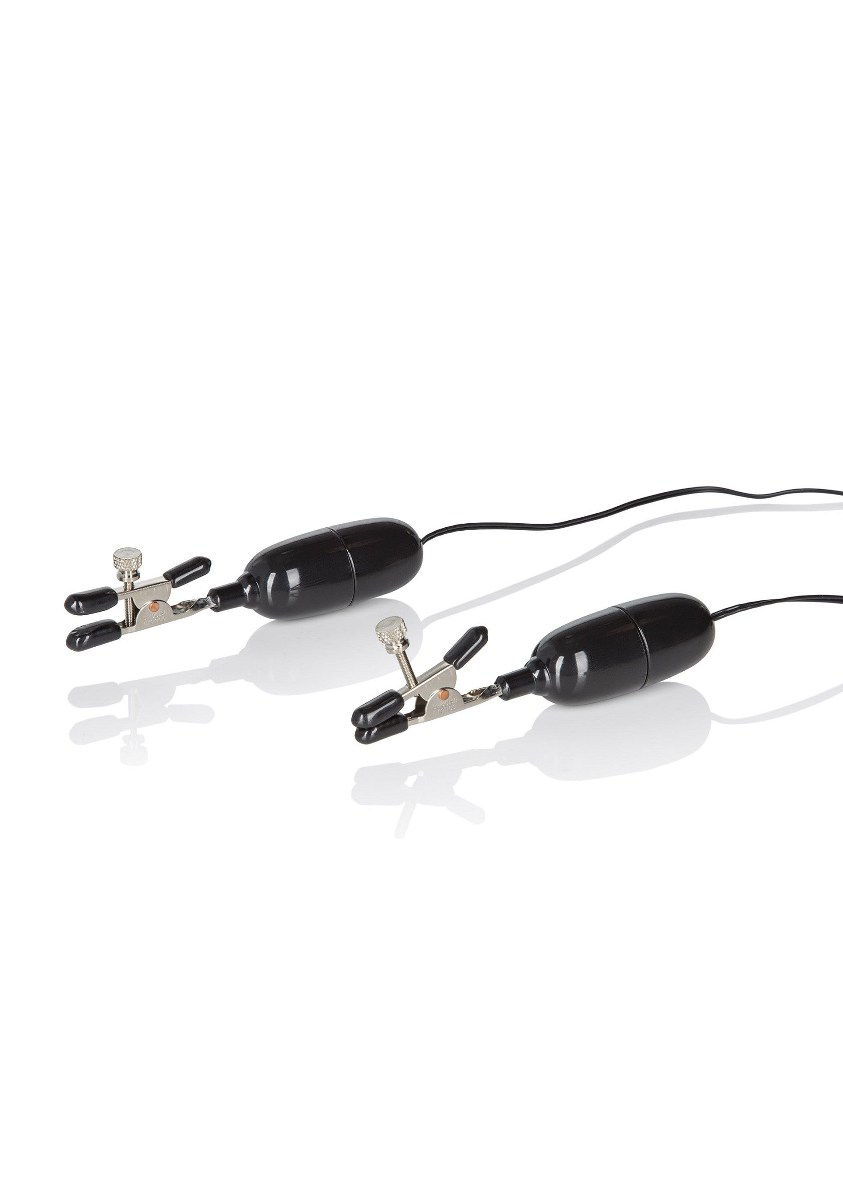 12928 calexotics nipple play vibrating nipple clamps