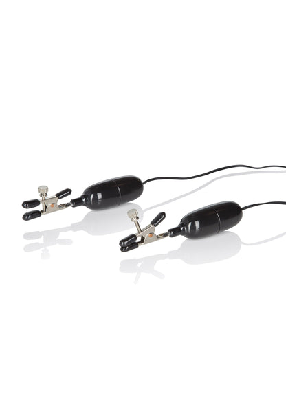 12928 calexotics nipple play vibrating nipple clamps