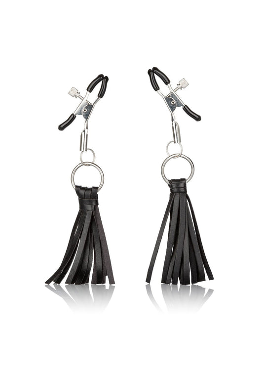 12956 calexotics nipple play playful tassels nipple clamps