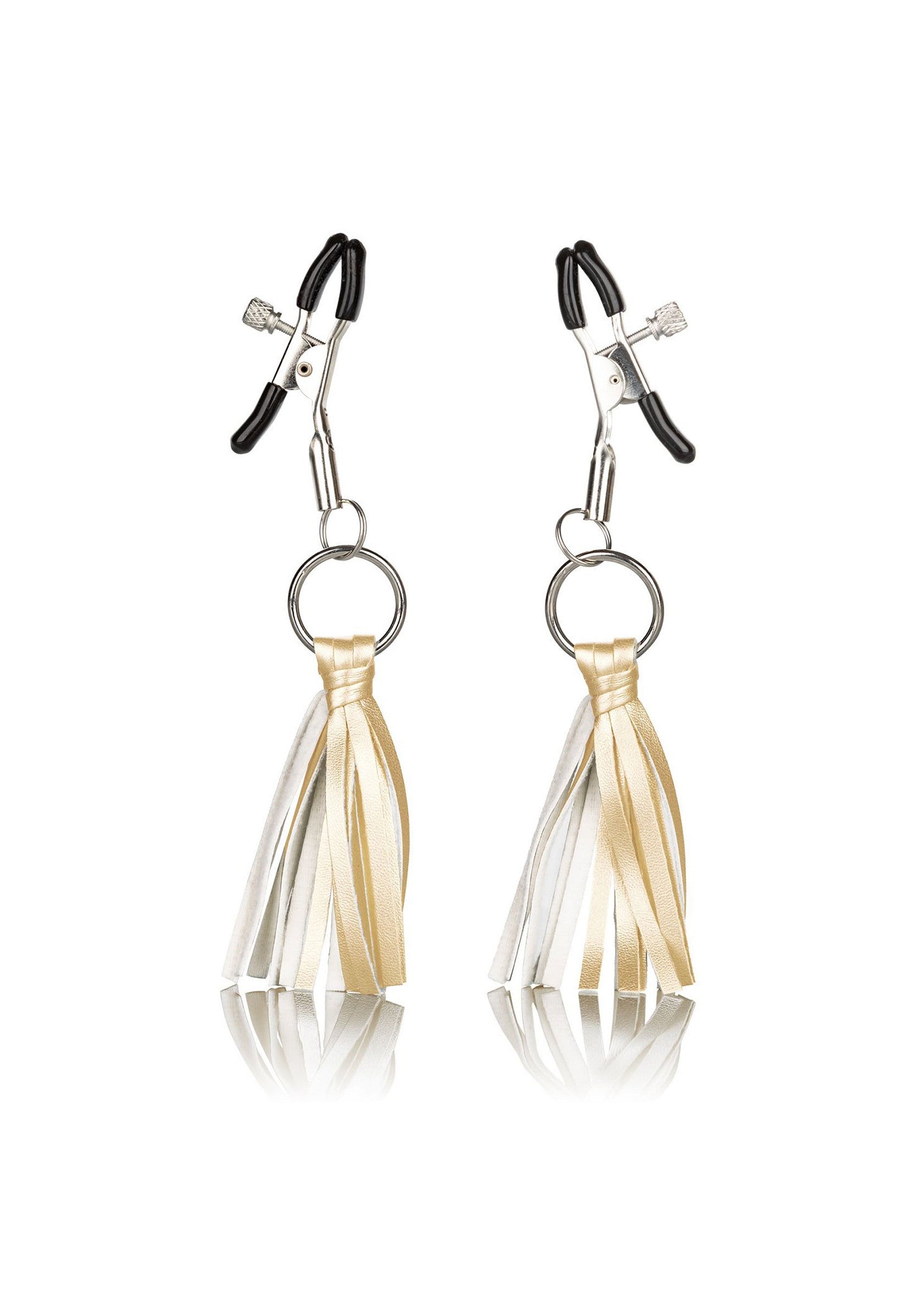 12956 calexotics nipple play playful tassels nipple clamps