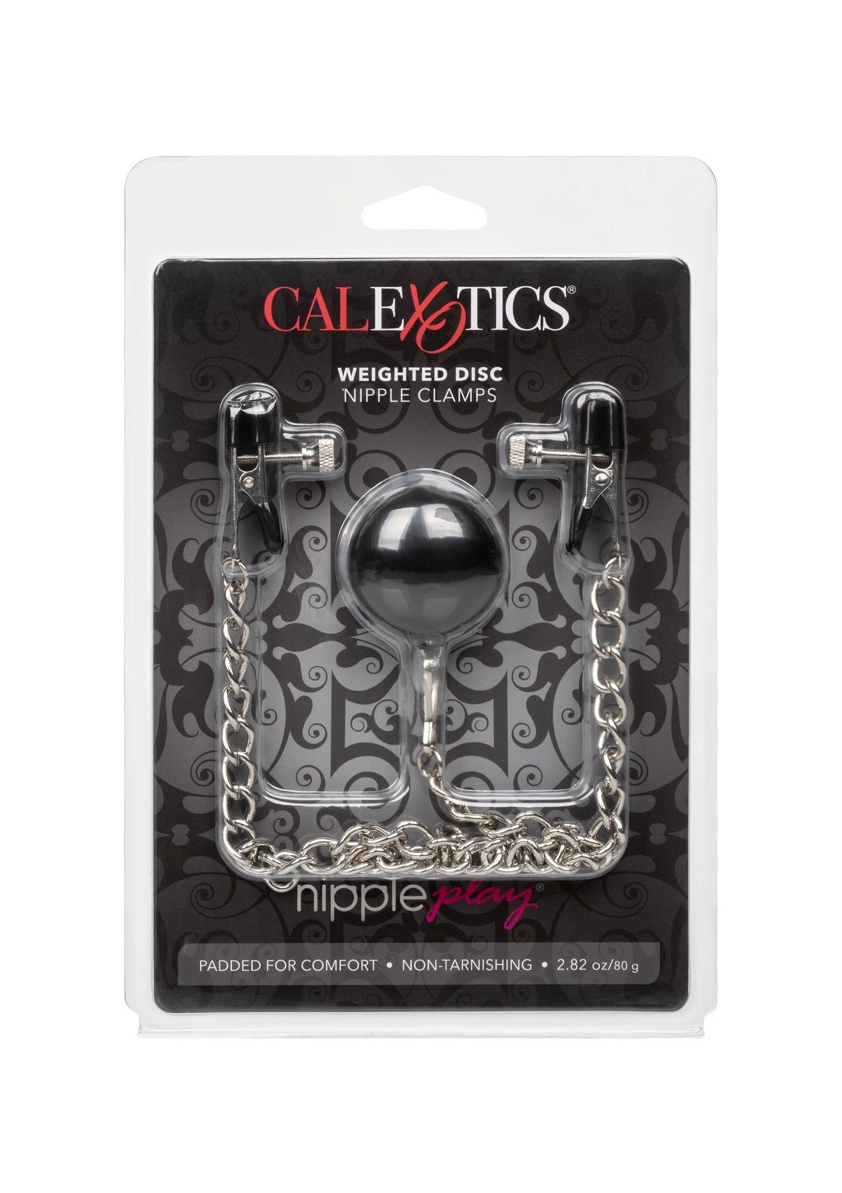 12958 calexotics nipple play weighted disc nipple clamps