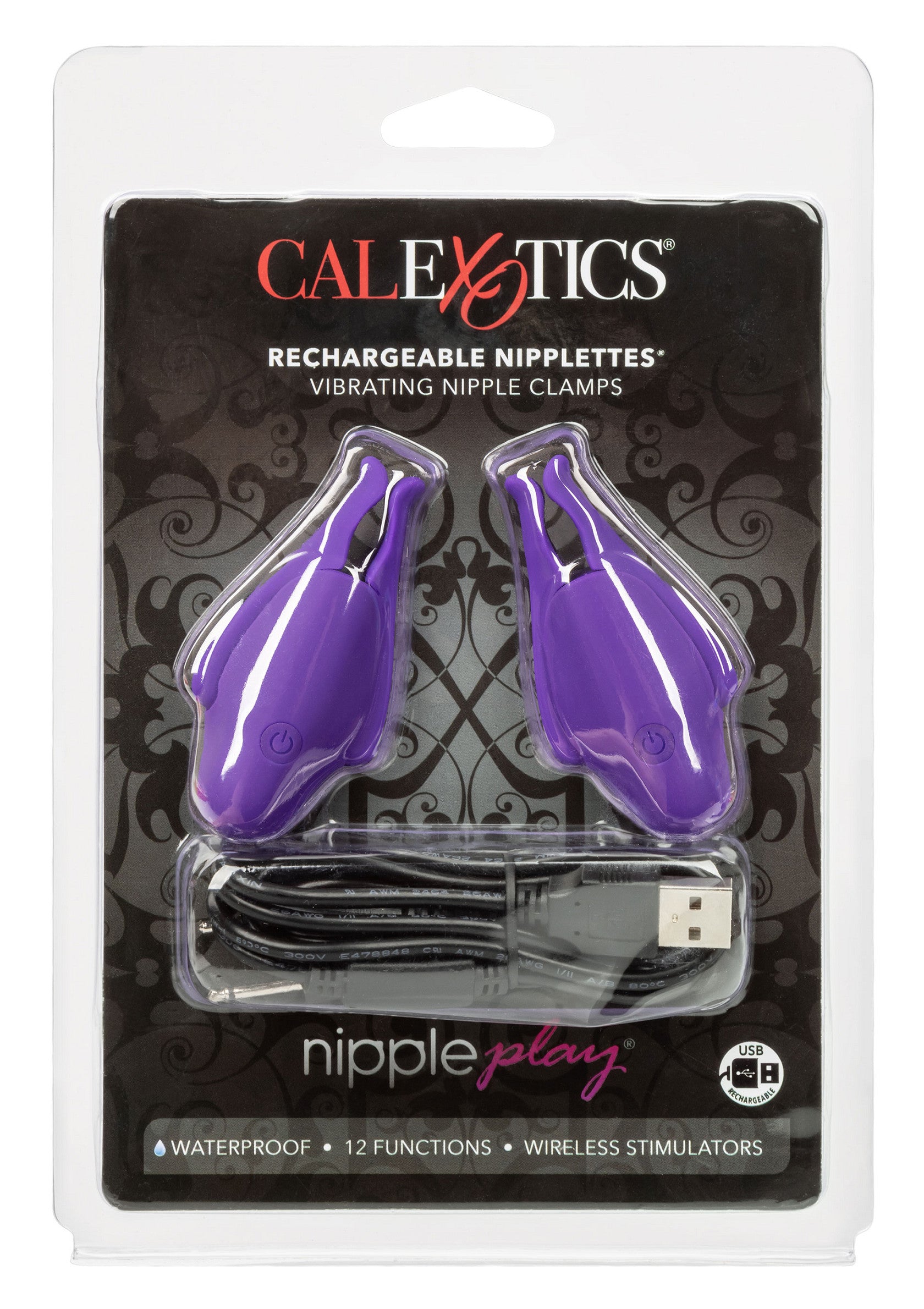 12959 calexotics nipple play rechargeable nipplettes