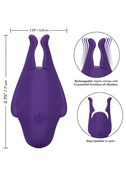 12959 calexotics nipple play rechargeable nipplettes