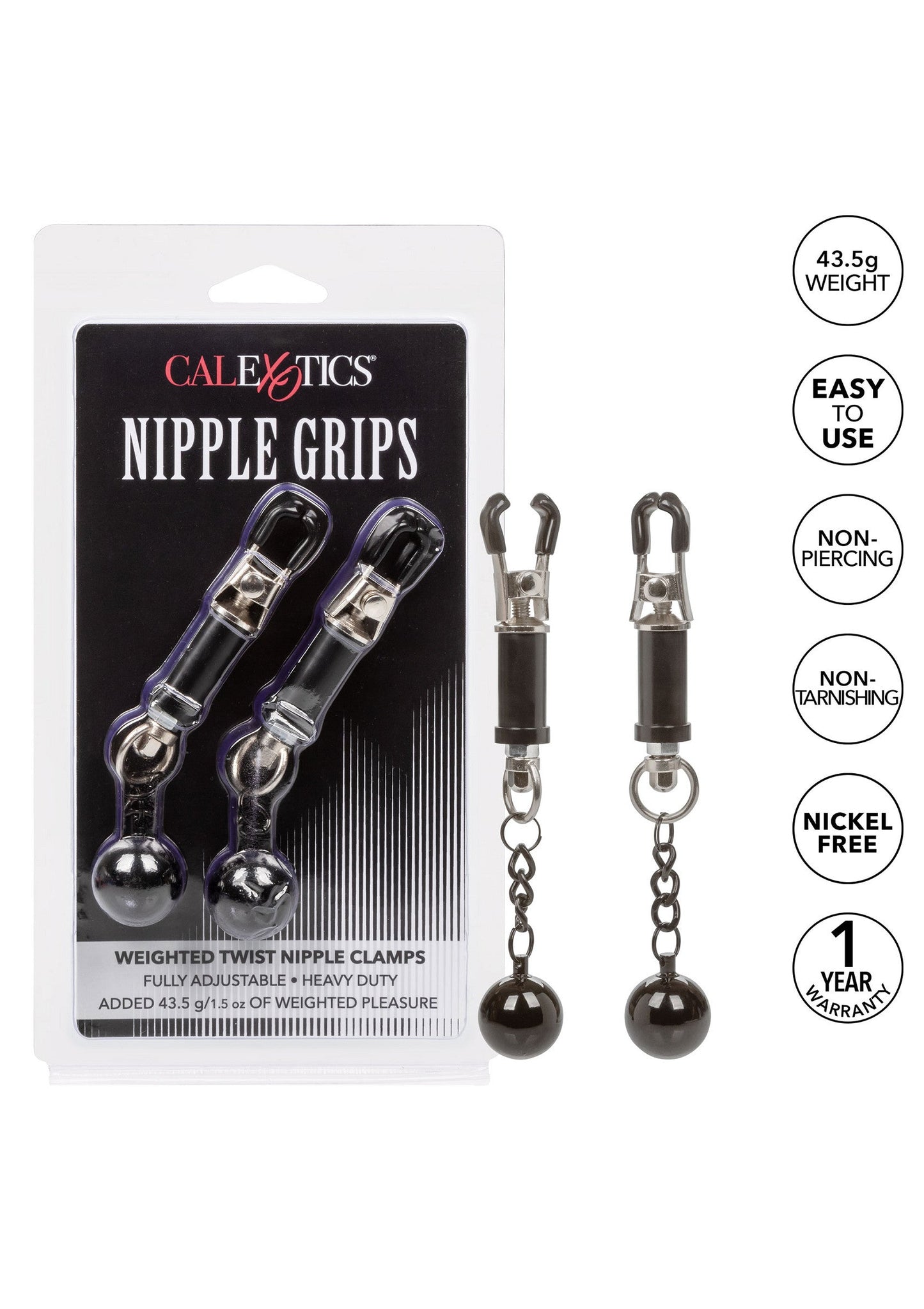 12966 calexotics nipple play weighted twist nipple clamps