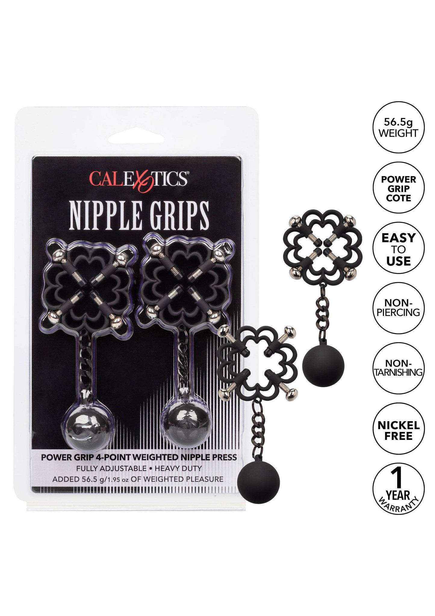 12968 calexotics nipple play weighted nipple press